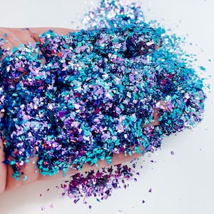 Shattered Stardust Chameleon Color Changing Flake Flakies Poly Glitter Mix for Glitter Epoxy Tumblers Ships From USA D8-3-3