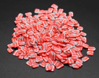 Cola Soda Pop Polymer Clay Slice Summer Food Snowglobe Tumblers, Slime, Hair Gel, Nail Art, Jewelry, Resin, DIY Projects, Crafting B8-3-2