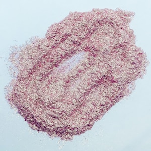 Golden Rose Gold #003 Mica Powder 3 GRAM JAR Soap Making Epoxy Crafts Slime Lip Gloss Cosmetic Safe Glitter Epoxy Tumblers Ships From USA