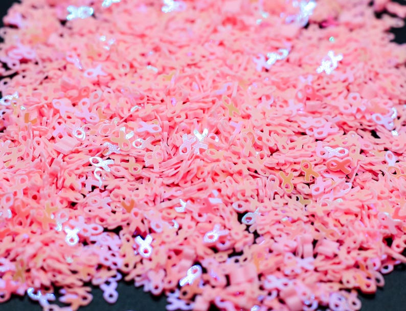 pink ribbon cancer awareness glitter for glitter tumblers, craft projects, diy, nail art, resin projects