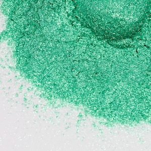 Breezy Aqua Blue Duochrome #025 Chameleon Mica Powder 2 GRAM JAR Soap Making Epoxy Slime Lip Gloss Cosmetic Safe Glitter Epoxy Tumblers