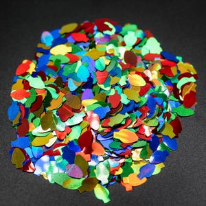 Mixed Christmas Light Bulb Glitter Confetti Epoxy Tumblers, Party Decor, Craft Supplies, Events, DIY, Scrapbooking, Card Making C2-2-1