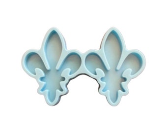 Fleur Fluer Di Lis New Orleans STUD Earring Earrings Silicon Mold Ships From USA H8-1