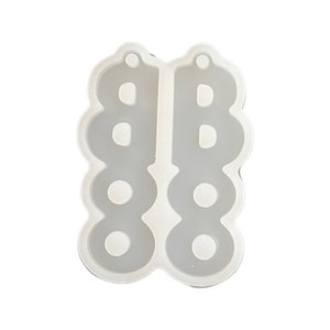 Clear BOO Design 1 Halloween Gothic Earring Earrings Mold Ships From USA H26-2