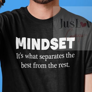 Mindset - It's What Separates The Best From The Rest SVG PNG| Instant Downloads| Digital Downloads| PSA| Cricut| Silhouette| Successful