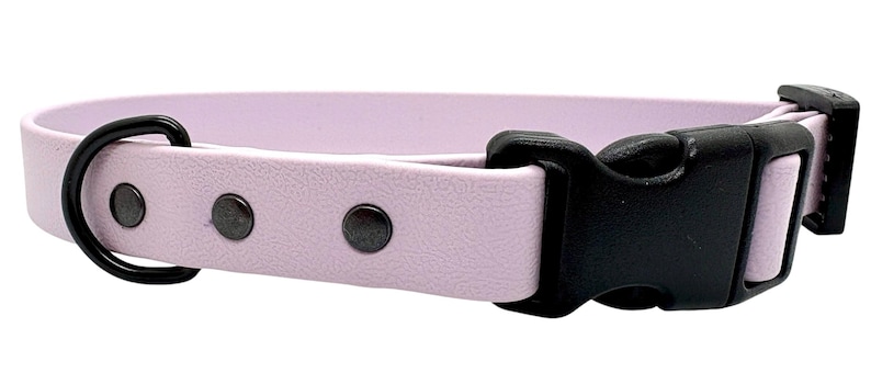 Waterproof Biothane Dog Collar with Quick Release Buckle Lilac