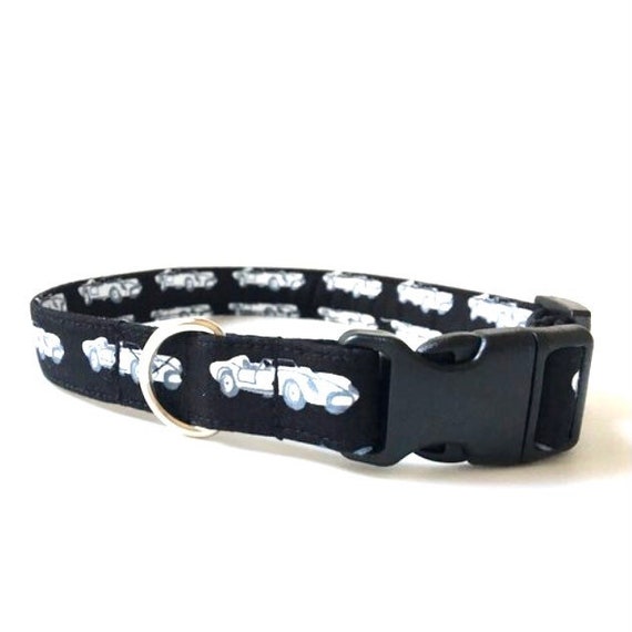 Black and White Race Car Dog Collar Puppy Collar Girl Dog Etsy
