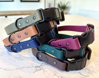 Waterproof Biothane Dog Collar with Quick Release Buckle | Autumn Selection | Vegan | Stink & Rot Proof