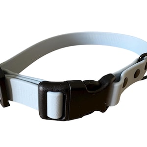 Waterproof Biothane Dog Collar with Quick Release Buckle Powder Blue
