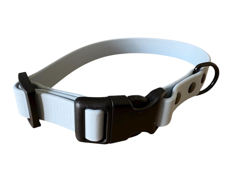 Waterproof Biothane Dog Collar with Quick Release Buckle Powder Blue