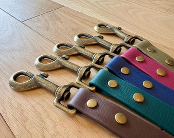 Biothane Dog Lead - Waterproof Dog Leash - Antique Brass