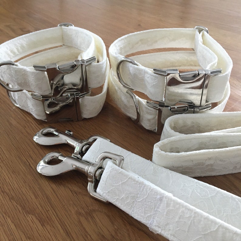 Ivory Lace Dog Collar Wedding Dog Collar Puppy Wedding Etsy