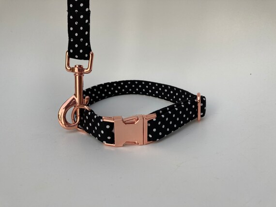 Polka dot dog leash hot sale