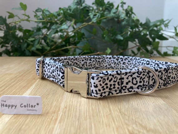 Cheetah print dog collar sales