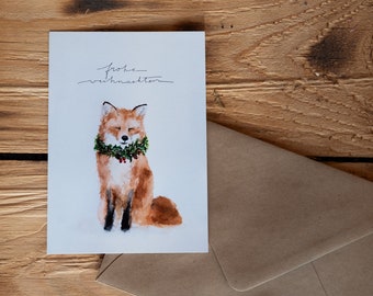 Weihnachtskarte "Fuchs"