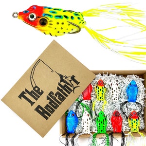 Gift for Him | 10pc Fishing Frog Gift Set For An Heroic Fisherman | Fishing Gift For Him | Hilarious And Funny Printed Gift Boxes