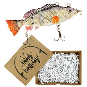 Fishing Gift Papa | 3.5&quot; Self Swimming Fishing Lure | Custom Fishing Lure | Fisherman Gift | Bass Fishing | Fly Fishing | Fishing Gifts