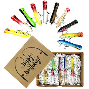Gift for him fishing  | Personalized Fishing Tackle Box | Fishing | Custom Fishing Lure | Fishing Gifts For Men | Fishing Gifts