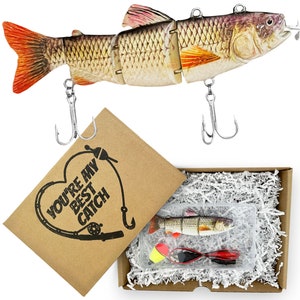 Fishing Gifts | Fishing Present | Bass Fishing Gift | Fishing Gifts Idea | Tackle Box | Custom Fishing Lure | Fishing Gifts For Men| Fishing
