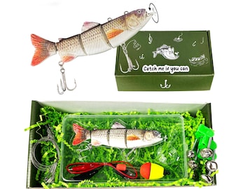 Gift for fisherman | Fishing Gift For Man | Electronic Robotic Lure | Personalized Fishing Gift | Gift For Bass Fisherman | Fathers Day Gift