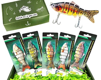 Gift For Dad | 5pc Fishing Lure Gift Set | Fishing gifts for men | Fishing Gift | Fathers Day Gift  | Gift for daddy | Gift from daughter