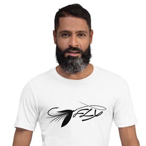 Fly Fishing T-shirt | Graphic fisherman T-shirt | Summer Shirts For Man | Fishing Gift Idea For Man | Birthday Fishing Gifts for him