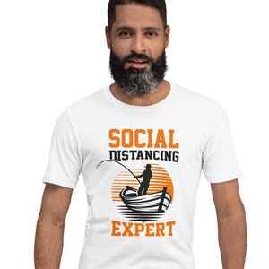 Best Fishing Shirt For Him | Fishing Gift For My Team | Bass Fishing | Social Distance Fishing Shirts | Fishing Tee | Fishing T-Shirt
