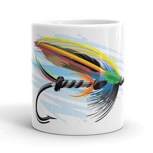 Fishing Gifts | Best Coffee Mug For Fly Fisherman | Fishing Gifts For Men | Fly Fishing | Bass Fishing Gift | Fishing Gifts For Dad|