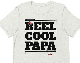 Reel Cool Papa / Pesca Papa Camicia / Regalo per amante della pesca / Camicia pescatore / Regalo festa del papà / Papà Camicia da pesca / Uomini Pesca T-shirt