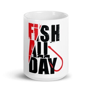 Coffee Mug For Him | Best Fishing Gift For Men In Your Life | Fishing Gifts For Men Who Loves Coffee, Fisherman Gift, Bass Fishing