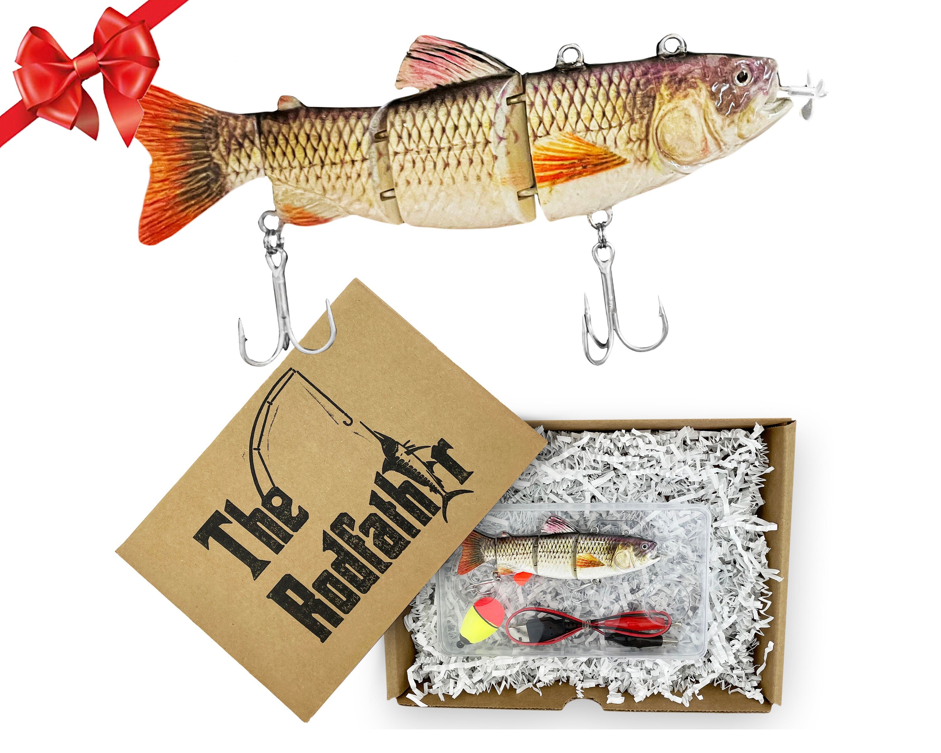  Fishing Gift for Man, Personalized Fishing Gift for Men Dad  Husband Boyfriend, Robotic Fishing Lure, Perfect Fisherman Present, Bass Fishing  Lure, Tackle Gear : Sports & Outdoors