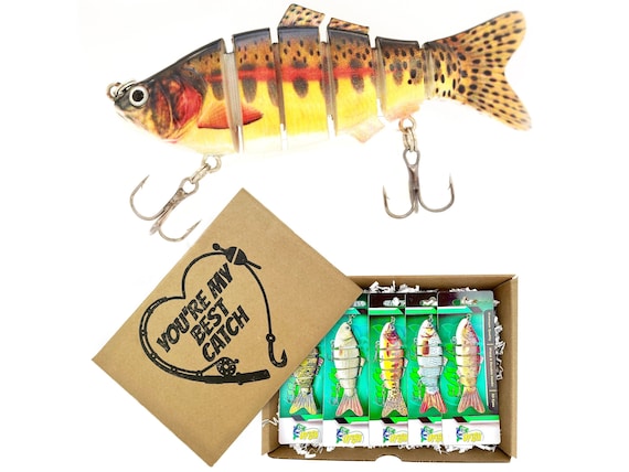 Gift for Him You're My Best Catch Custom Fishing Lure Gift Set for