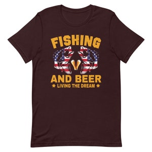 Fishing And Beer Shirt | Funny Beer Drinker Shirts | Fisherman Shirts | Gift For Dad | Gift For Him | Fishing Lovers Shirt| Fathers Day Gift