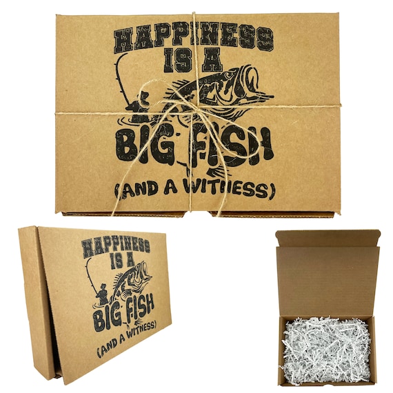 Hilarious Empty Gift Box for Birthday Blank Fishing Gift Box Perfect for  All Kind of Gift Packing 