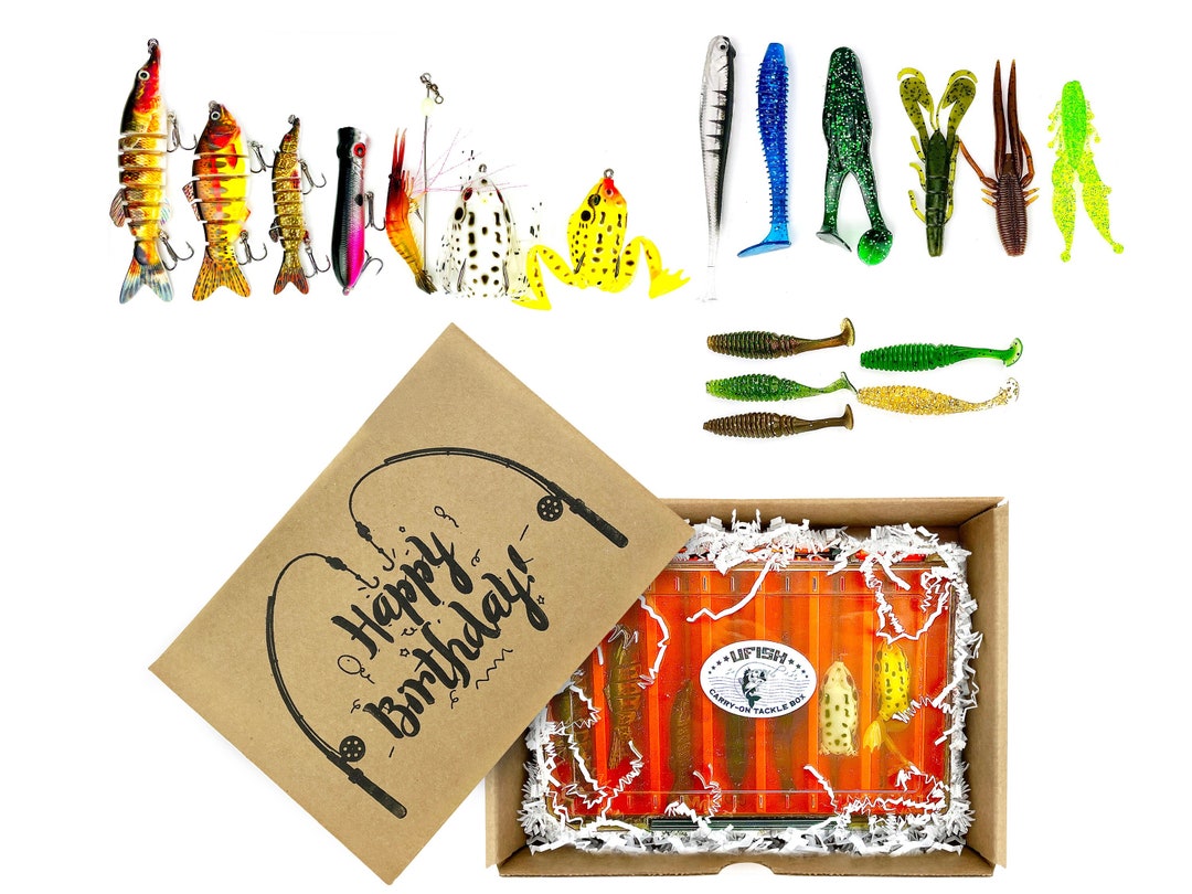Birthday Day Gift for Him | Gift for Men Who Loves Fishing | Tackle Box ...