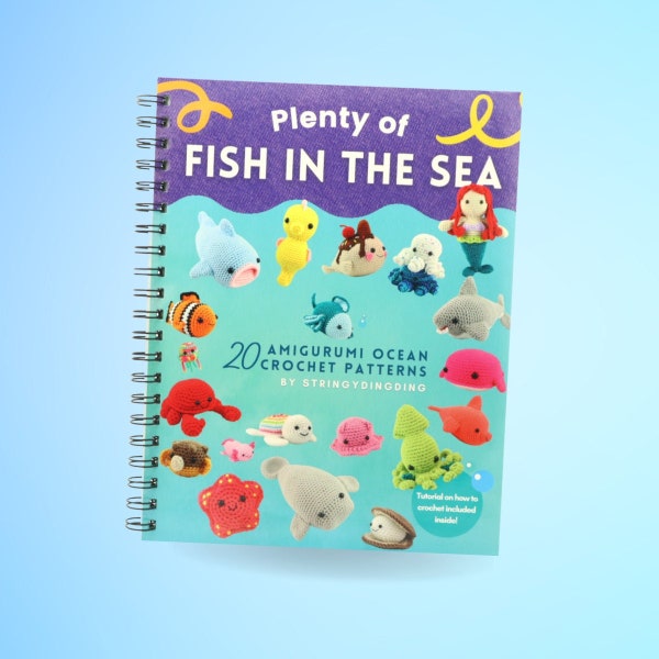 Livre physique : Beaucoup de poissons dans la mer - 20 modèles de crochet Amigurumi Ocean