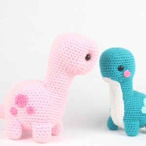 Dinosaur Brontosaurus Amigurumi Crochet Pattern - PDF Digital File Tutorial