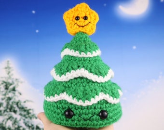 Christmas Tree Amigurumi Crochet Pattern - PDF Digital File Tutorial