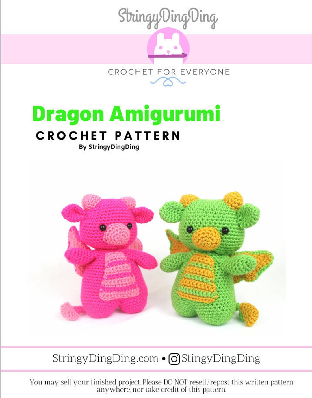 Free Amigurumi Crochet Patterns - StringyDingDing