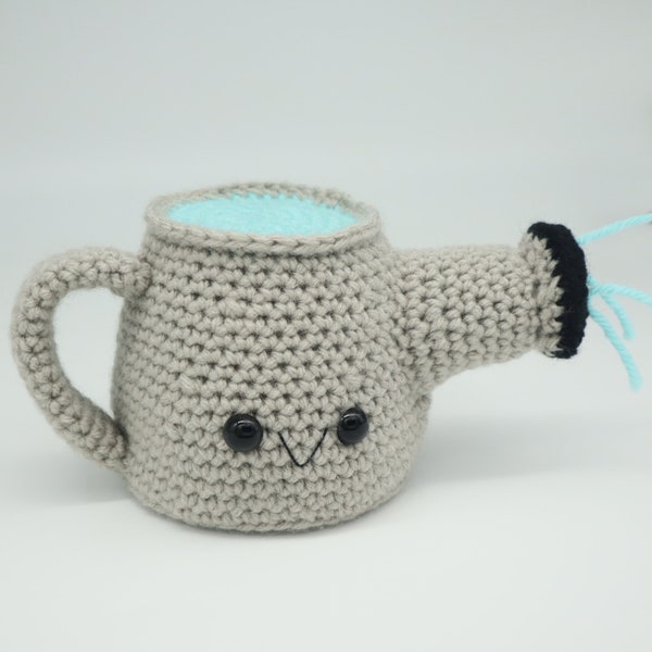 Watering Can Amigurumi Easy Garden Spring Crochet Pattern - PDF Digital File Tutorial