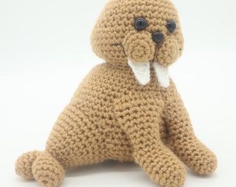 Walrus Amigurumi Sea Animal Crochet Pattern - PDF Digital File Tutorial