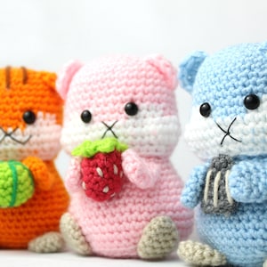 Hamster Amigurumi Crochet Pattern - PDF Digital File Tutorial