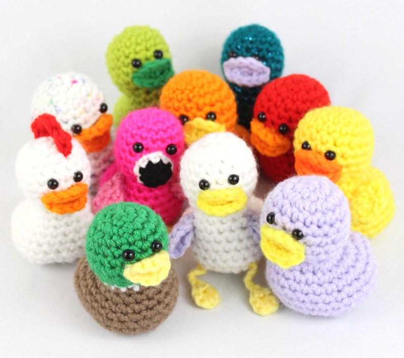 20 Minute Duck Amigurumi Crochet Pattern PDF Digital File Tutorial image 2