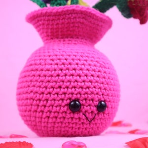 Flower Vase Amigurumi Crochet Pattern PDF Digital File Tutorial image 2