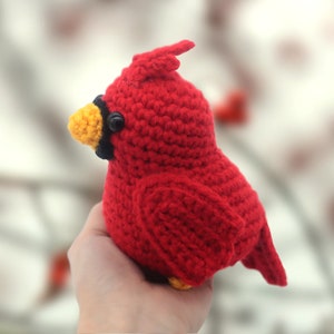 Kardinalvogel Amigurumi Häkelanleitung - PDF Digitale Datei Anleitung