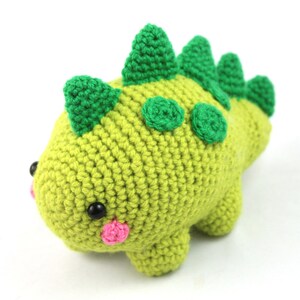 Dinosaur Cute Amigurumi Crochet Pattern PDF Digital File Tutorial image 3