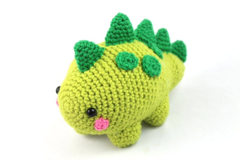 Dinosaur Cute Amigurumi Crochet Pattern PDF Digital File Tutorial image 3