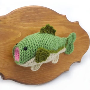 Schema uncinetto Amigurumi per pesce persico - Tutorial su file digitale PDF