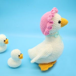 Mother Goose Amigurumi Crochet Pattern - PDF Digital File Tutorial