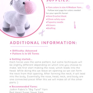 3 in 1 Horse Crochet Pattern Bundle: Horse, Donkey, Zebra Amigurumi PDF ...